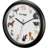 Часы настенные BRESSER Junior, 25 см, с животными 75315