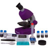 Микроскоп BRESSER Junior 40x-640x, фиолетовый 70121
